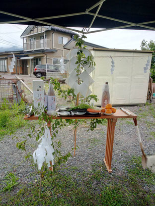 地鎮祭 祭壇