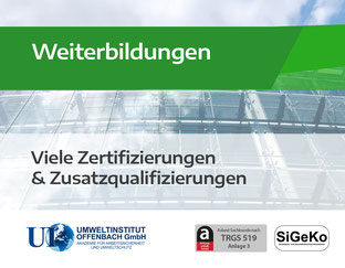 Weiterbildung - Optima Schadstoffsanierung und Rückbau GmbH & Co. KG