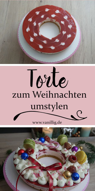 einfache und schicke Torte zu Weihnachten