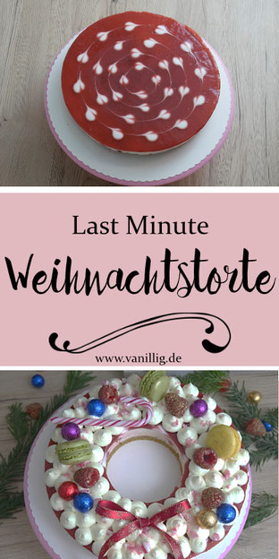 einfache und schicke Torte zu Weihnachten