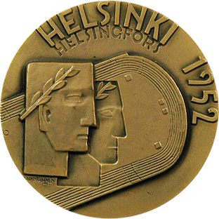 Сделать памятную медаль. Медаль Хельсинки 1952. Медали СССР Хельсинки 1952. Олимпийские игры 1952 года в Хельсинки медали. Олимпийская медаль 1952.