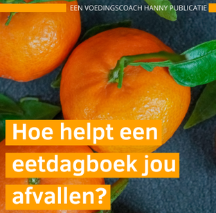 Dir gratis eetdagboekje van Voedingscoach Hanny is de eerste stap naar afvallen