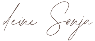 Schriftzug deine Sonja