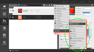 audio-visuelle Produkte