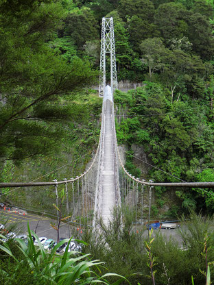 Die Fussgänger-Hängebrücke wurde 1925 erstellt. 