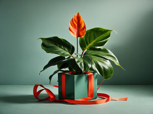 Philodendron als Geschenk