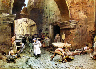 Ettore Roesler Franz - Il Portico d'Ottavia