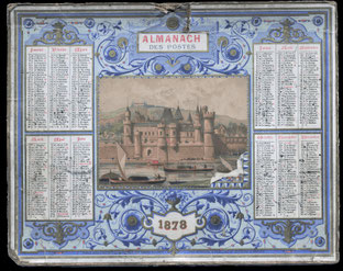 Almanach des Postes 1878.