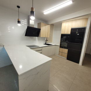 cocinas jaen, cocinas torredelcampo, cocinas jamilena, cocinas torredonjimeno, cocinas fuerte del rey, cocina roble, silestone zenit