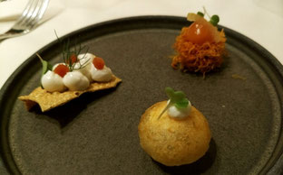 Amuse-bouche at Aleria, Athens