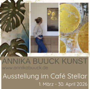 Ausstellungsverlängerung!!! Die Bilder sind weiterhin und über den April hinaus ausgestellt.