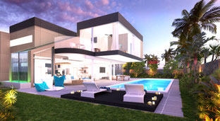 Villa Olympus Le mont Olympe immobilier Pereybere île Maurice