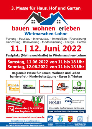 Messeplakat mit Sponsoren