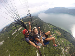 parapente Aix les Bains