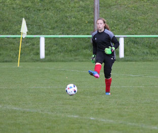 Hannah wieder einer sicherer Rückhalt. Foto: Lanzke