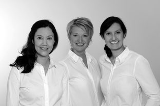 Zahnärztin Dr. med. dent. Julia Tehsmer - ZÄ Dr. med dent. Melanie Strutz - ZÄ Linda Bodart