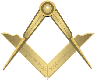 Winkelmaß und Zirkel bilden eines der bekanntesten Freimaurer-Symbole.