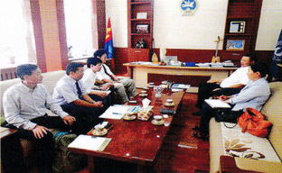 Education Performance Evaluation Meeting with Mongolian National University of Education