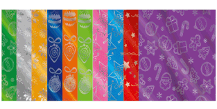 PAPEL PARA ENVOLTURA DE REGALO FANTASIA NAVIDEÑO