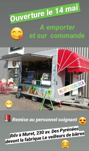 Réouverture de La picada loca le 14 mai