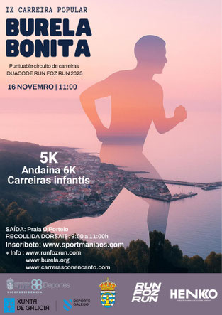 IX CARRERA BURELA BONITA - Burela, 15 Noviembre 2025