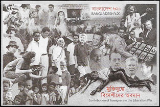 Bangladesh liberation war contributions foreigners