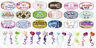 TARJETAS TOOPERS Y PINES
