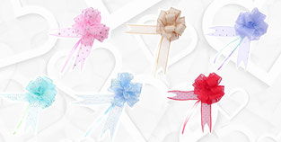 MOÑOS DE ORGANZA BUM BUM