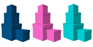 CUBO RIGIDO EN COLORES LISOS