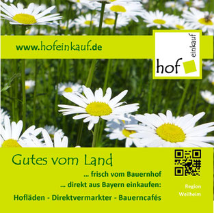 Titelseite der Hofladen-Broschüre "Gutes vom Land"- Einkaufen auf dem Bauernhof