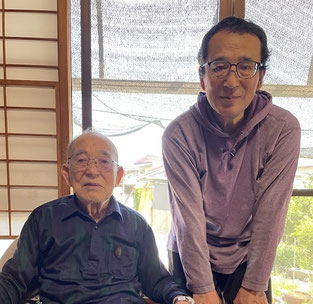 (写真左側)千葉森男さん、(写真右側)千葉正男さん