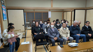 令和７年に開催した防災学習会の様子。