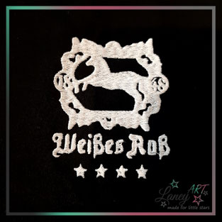 Bestickung Poloshirts für Landhotel Weisses Ross - Bestickte Textilwaren für Hotel Gastronomie - Stickerei LaneyART Metropolregion Nürnberg