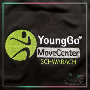 Bestickung für Young Go MoveCenter Schwabach von Stickerei LaneyART aus Mittelfranken