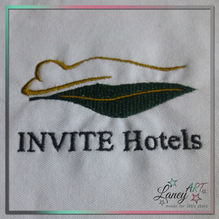 - Bestickte Textilwaren für Hotel Gastronomie - Stickerei LaneyART Metropolregion Nürnberg