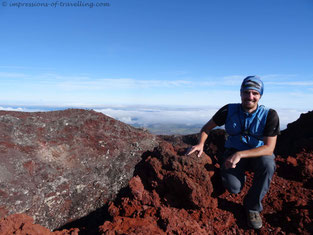 Auf dem Schicksalsberg im Tongariro Nationalpark