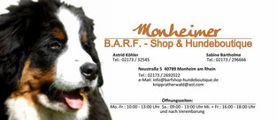 Monheimer Barf-Shop und Hundeboutique