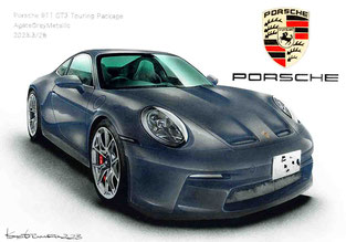 ポルシェ911GT3の車絵