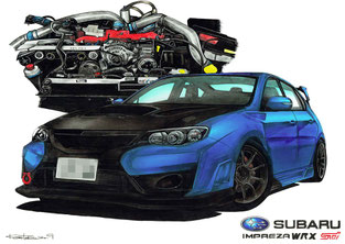 インプレッサWRX Stiとエンジン