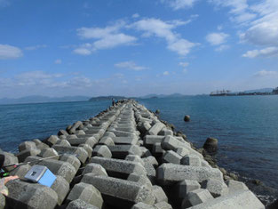 ショアジギングの釣り場　北九州市