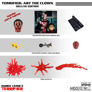 Art the Clown Deluxe Edition 1/12 Terrifier Horror Actionfigur 17cm Mezco Toys