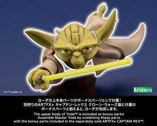 Captain Rex, Commander Cody & Yoda 1/10 Star Wars - The Clone Wars Artfx Statuen 3er Set 17cm Kotobukiya
