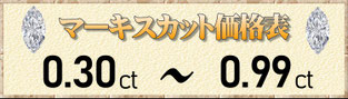 マーキスカット0.30ct～0.99ct