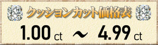 クッションカット1.00ct～4.99ct