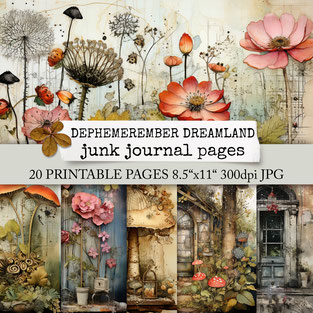 Tea Bag Ephemera: Upcycled Junk Journal Technique - Digital Junk