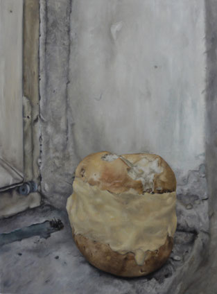 I don´t know where to put this. (Painters Beauty No. IV) . 2015 . 80x60 . oil on canvas