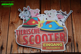 Der tierische Scooter Autoscooter Bertazzon freizeit land Geiselwind freizeitland freizeitpark themepark guide map parkplan anfahrt achterbahn attraktion karussell adresse preise 