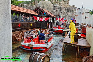 Käpt´n Nicks Piratenschlacht mack rides log flume legoland freizeitpark