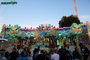 Escape Flight of Fear Köhrmann Volksfest Kirmes Mondial new neuheit  Fahrgeschäft