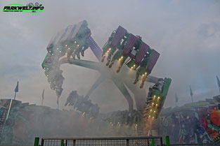 Robotix Lenzner KMG Move it 24 Kirmes Volksfest Extrem Fahrgeschäft Attraktion Battle of the Titans